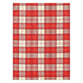 rode en witte tartan tafelkleed (Voorkant)