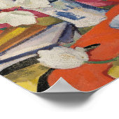 Rode en witte tulpen | Samuel John Peploe Poster (Hoek)