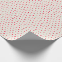 Rode en witte Waterverf Polka Dots Vakantie