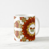  Rode en Zachte Groene Moth in Winget Lijst Koffiemok (Voorkant rechts)