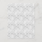 Rode en Zilveren Bloemen Bruiloft Gast Details Informatiekaartje (Achterkant)