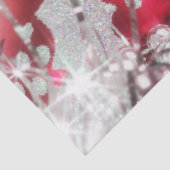 Rode en zilveren kerst tissuepapier (Detail)