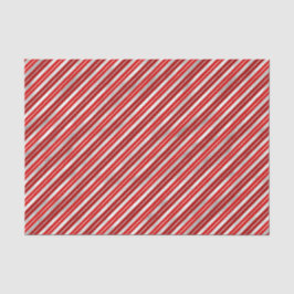 Rode en zilveren kerststrepen tissuepapier