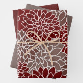 Rode en zilvervis inpakpapier vel (In situ)