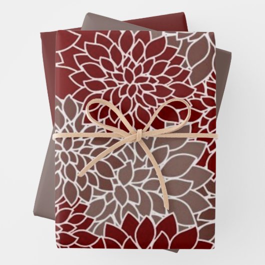 Rode en zilvervis inpakpapier vel (In situ)