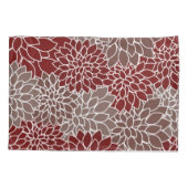 Rode en zilvervis kussensloop (Achterkant)