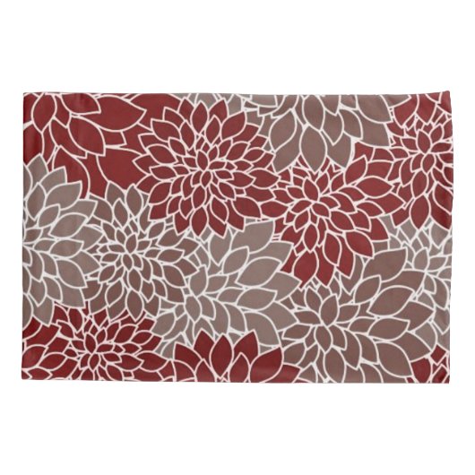 Rode en zilvervis kussensloop (Achterkant)