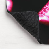 rode en zwarte abstracte schaduw muismat (Hoek)