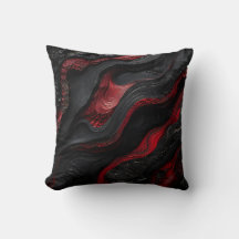 Rode en Zwarte Abstracte Vulkanische Lava Textuur