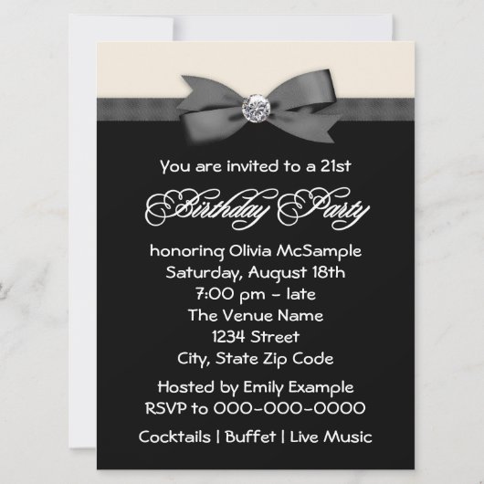 Rode en zwarte boog Stropdas vrouwen verjaardagsfe Kaart (Achterkant)