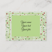 rode en zwarte bramen advieskaart (Achterkant)