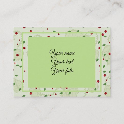 rode en zwarte bramen advieskaart (Achterkant)