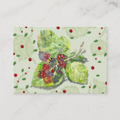 rode en zwarte bramen advieskaart (Voorkant)