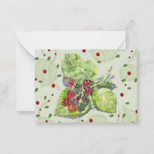 rode en zwarte bramen advieskaart