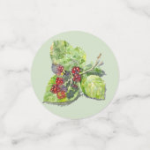 rode en zwarte bramen confetti (Kleine voorkant)