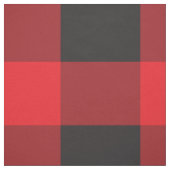 Rode en zwarte Buffalo Checker Plaid Rustiek Stof (Swatch)