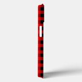 Rode en zwarte buffelbakkersgingham Case-Mate iPhone case (Achterkant / Rechts)