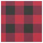 Rode en zwarte buffelcontrole stof (Close Up)