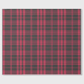 Rode en zwarte buffelfeestdag kerstmis cadeaupapier (Vlak)