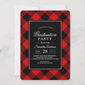 Rode en zwarte buffelplaat kaart (Voorkant)