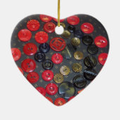  rode en zwarte Buttonnen, Ornament (Achterkant)