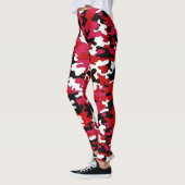 Rode en zwarte Camo-Leggings Leggings (Links)