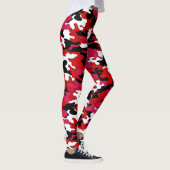 Rode en zwarte Camo-Leggings Leggings (Rechts)