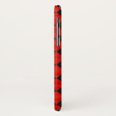 Rode en Zwarte Case-Mate iPhone Hoesje (Achterkant/links)