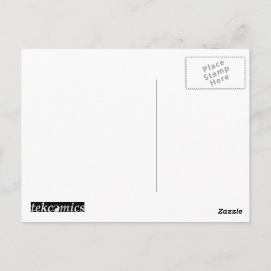 Rode en zwarte dragons briefkaart (Achterkant)