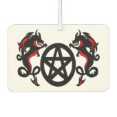 Rode en zwarte draken en pentakel luchtverfrisser (Voorkant)