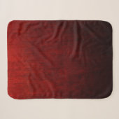 Rode en zwarte florale textiel sherpa deken (Voorkant (horizontaal))