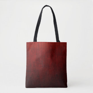 Rode en zwarte florale textiel tote bag