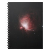 RODE EN ZWARTE GALAXY MET STARS NOTITIEBOEK (Voorkant)