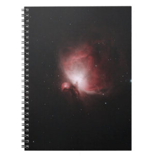 RODE EN ZWARTE GALAXY MET STARS NOTITIEBOEK