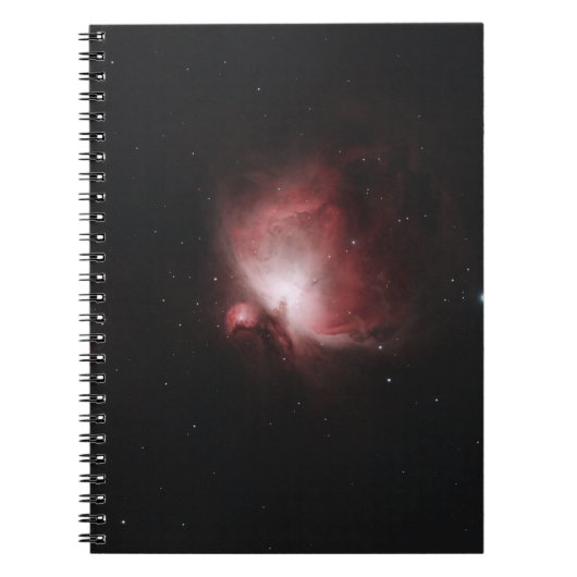 RODE EN ZWARTE GALAXY MET STARS NOTITIEBOEK (Voorkant)