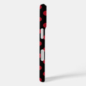 Rode en zwarte haarpunten Case-Mate iPhone case (Achterkant / Rechts)