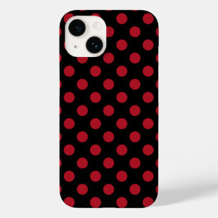 Rode en zwarte haarpunten Case-Mate iPhone 14 hoesje
