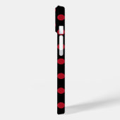 Rode en zwarte haarpunten Case-Mate iPhone case (Achterkant / Links)