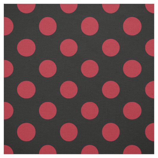 Rode en zwarte haarpunten stof (Swatch)