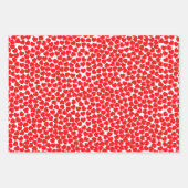 Rode en zwarte harten inpakpapier vel (Voorkant 2)