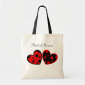 Rode en zwarte harten tas (Voorkant)