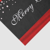 Rode en zwarte kerst tissuepapier (Detail)