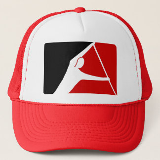RODE EN ZWARTE LEAGUE VAN PADDLERS TRUCKER HAT PET