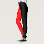 Rode en Zwarte Nar Leggings (Links)