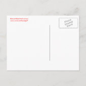 Rode en zwarte pakken in kant, aankondigingskaart (Achterkant)