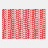 Rode en zwarte patronen inpakpapier vel (Voorkant)