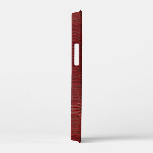 Rode en zwarte Python print Case-Mate iPhone Case (Achterkant / Rechts)