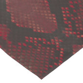 Rode en zwarte Python print Korte Tafelloper (Hoek)