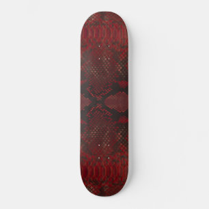 Rode en zwarte Python print Persoonlijk Skateboard