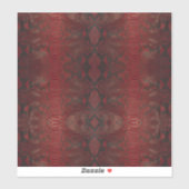 Rode en zwarte Python print Sticker (Vel)